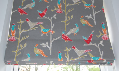 Roman blind made by Diana Murray Interiors